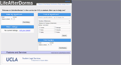 Desktop Screenshot of lifeafterdorms.com